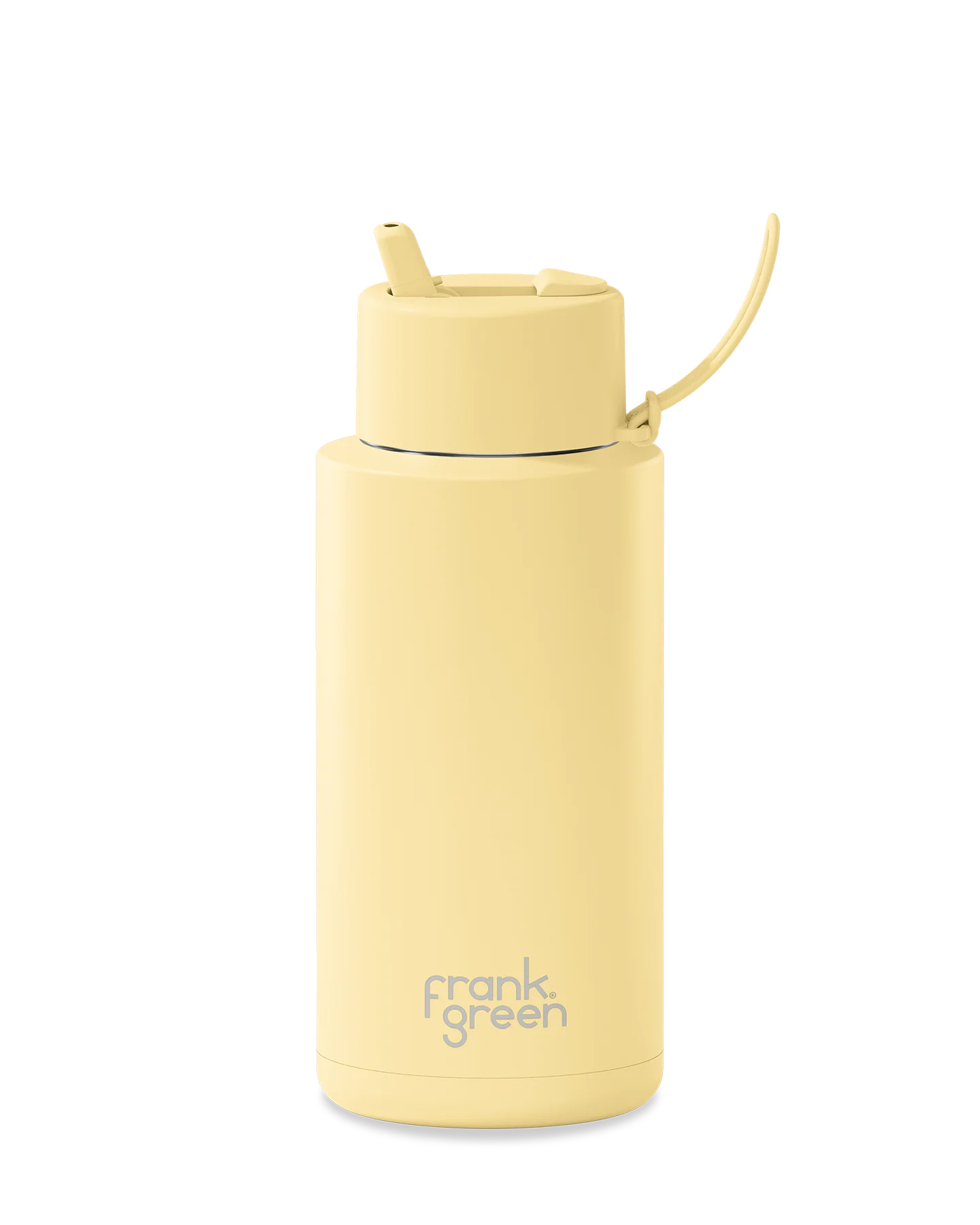 34oz Stainless Steel Ceramic Bottle with Straw - Image 10
