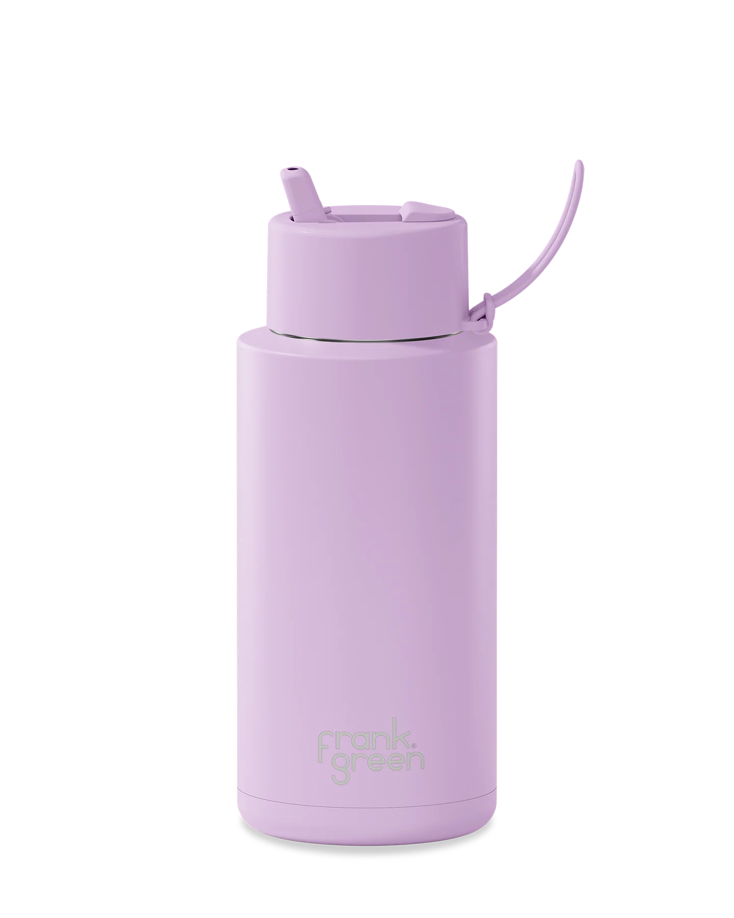 34oz Stainless Steel Ceramic Bottle with Straw - Image 11