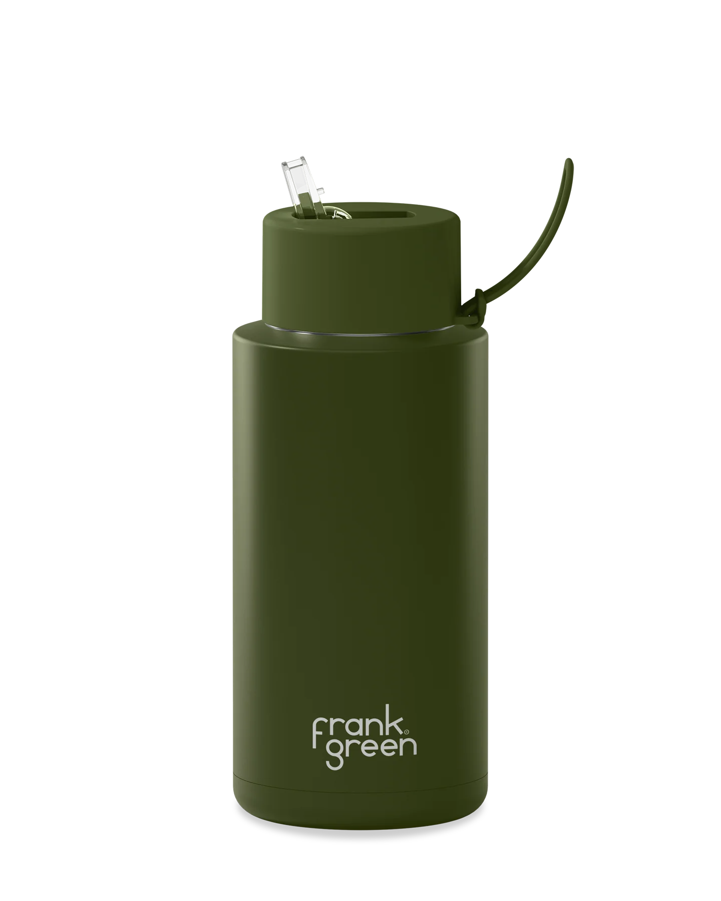 34oz Stainless Steel Ceramic Bottle with Straw - Image 17