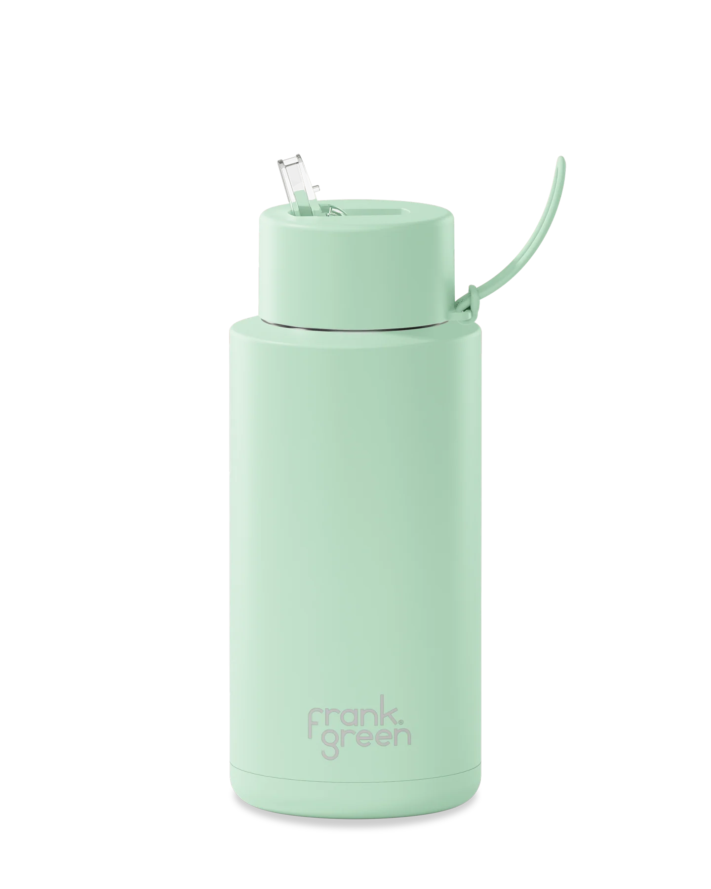 34oz Stainless Steel Ceramic Bottle with Straw - Image 18