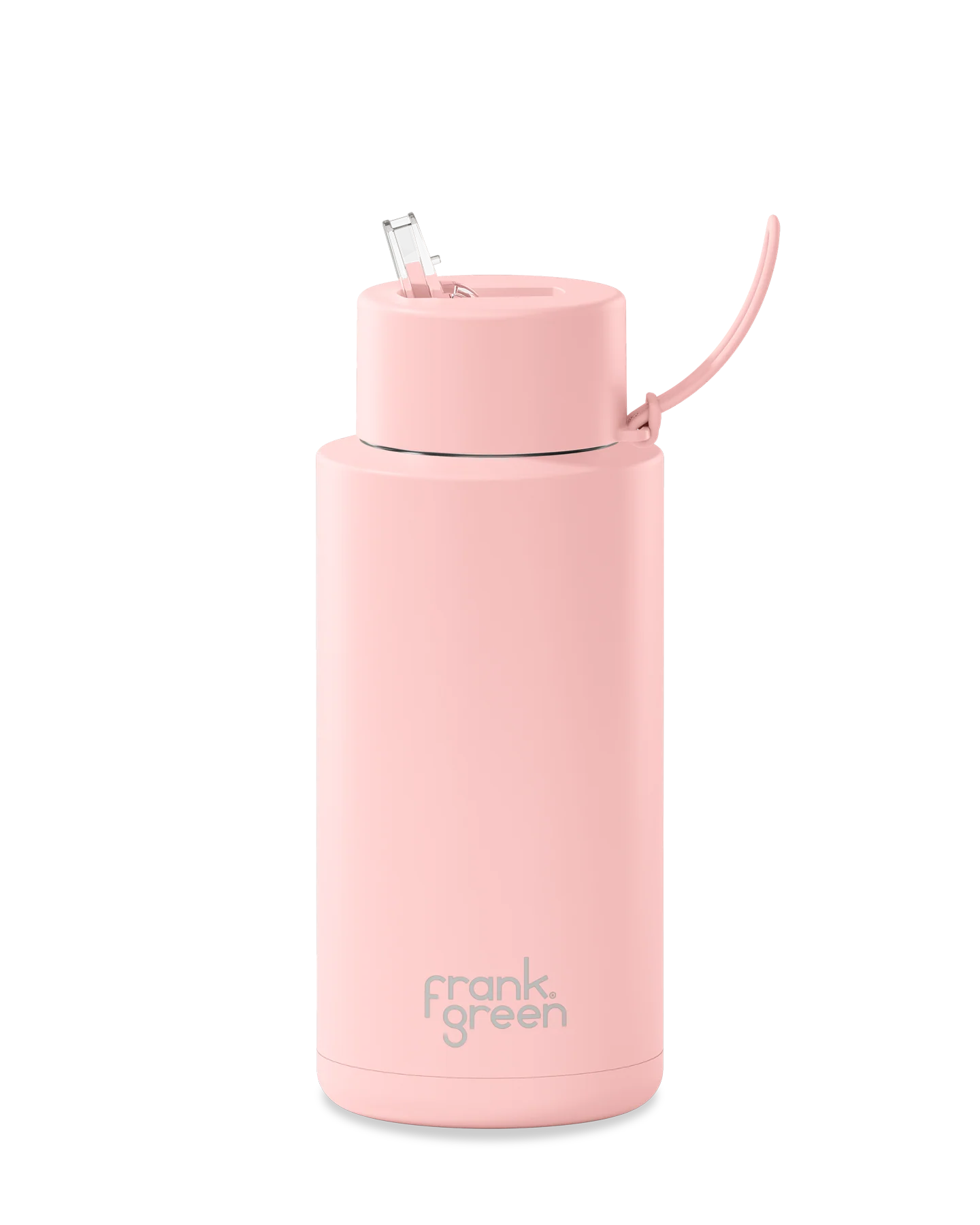 34oz Stainless Steel Ceramic Bottle with Straw - Image 20