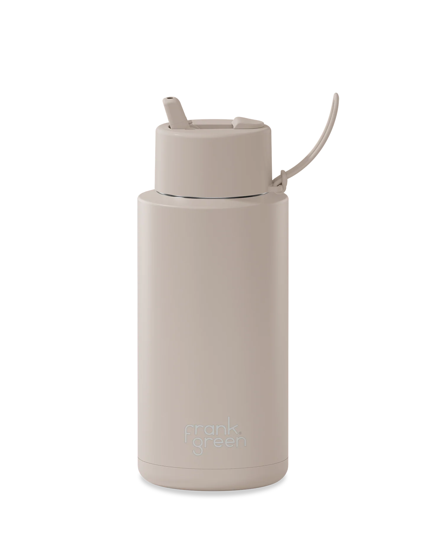 34oz Stainless Steel Ceramic Bottle with Straw - Image 5