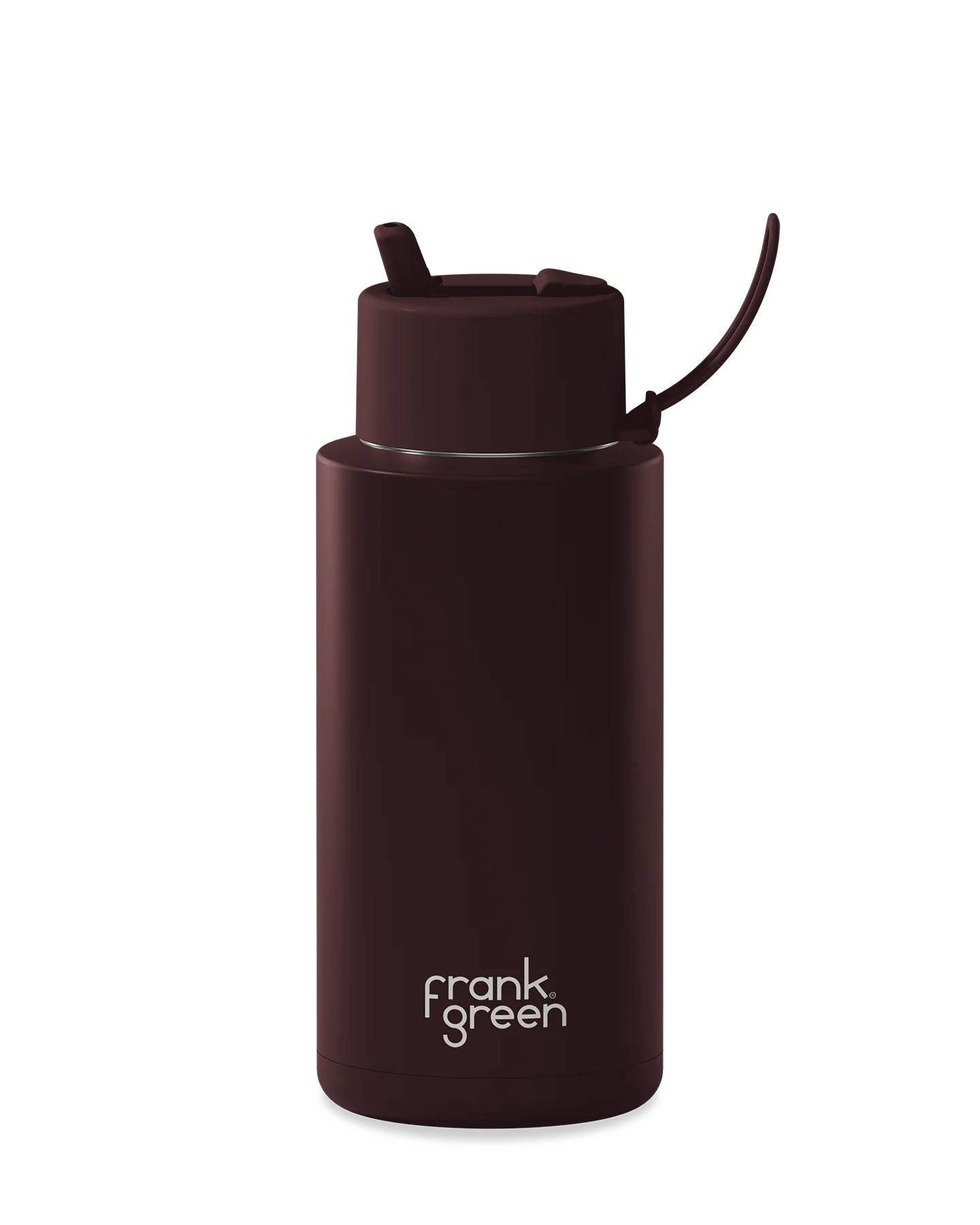 34oz Stainless Steel Ceramic Bottle with Straw - Image 6