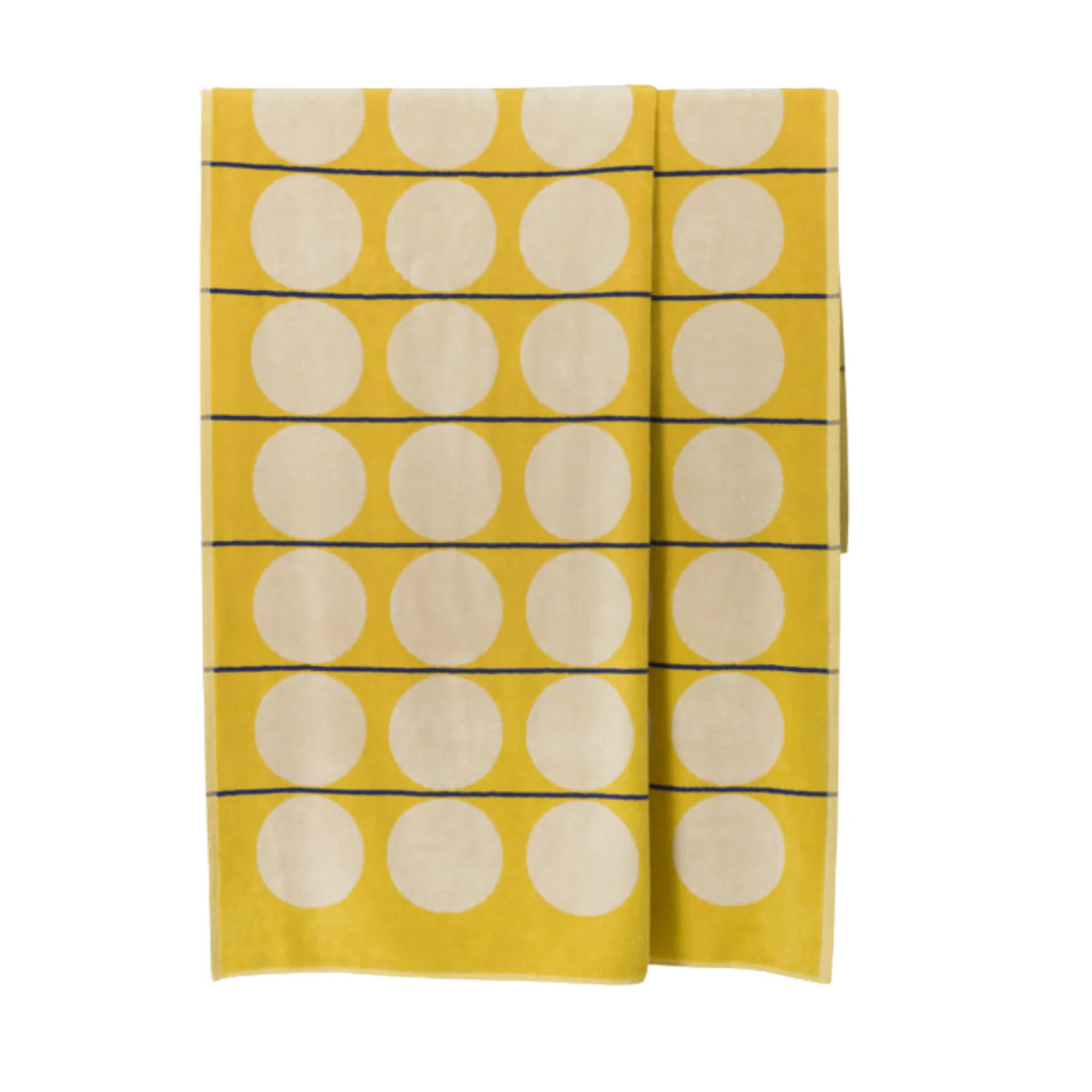 Abacus Beach Towel - Daffodil/cream