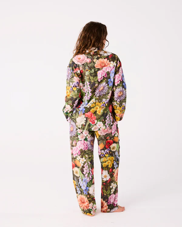 Cotton Pyjama Set - Cottage Garden Eden - Image 4