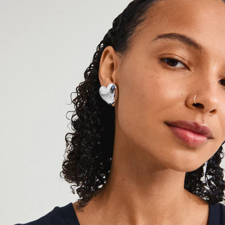 Annemette Earrings - Silver Plated - Image 2