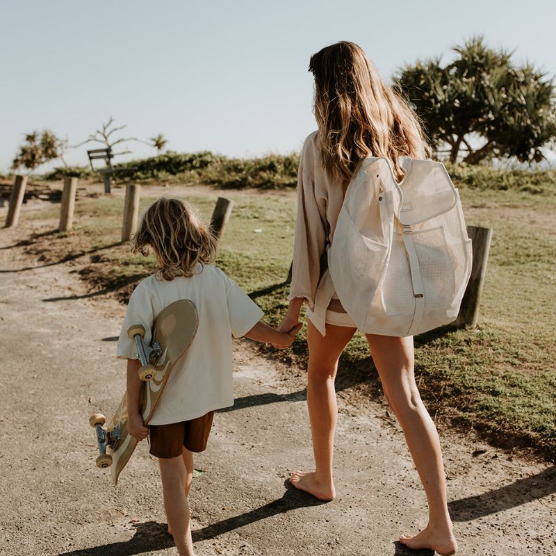 Beach Hauler - Mesh Backpack - Sand - Image 4