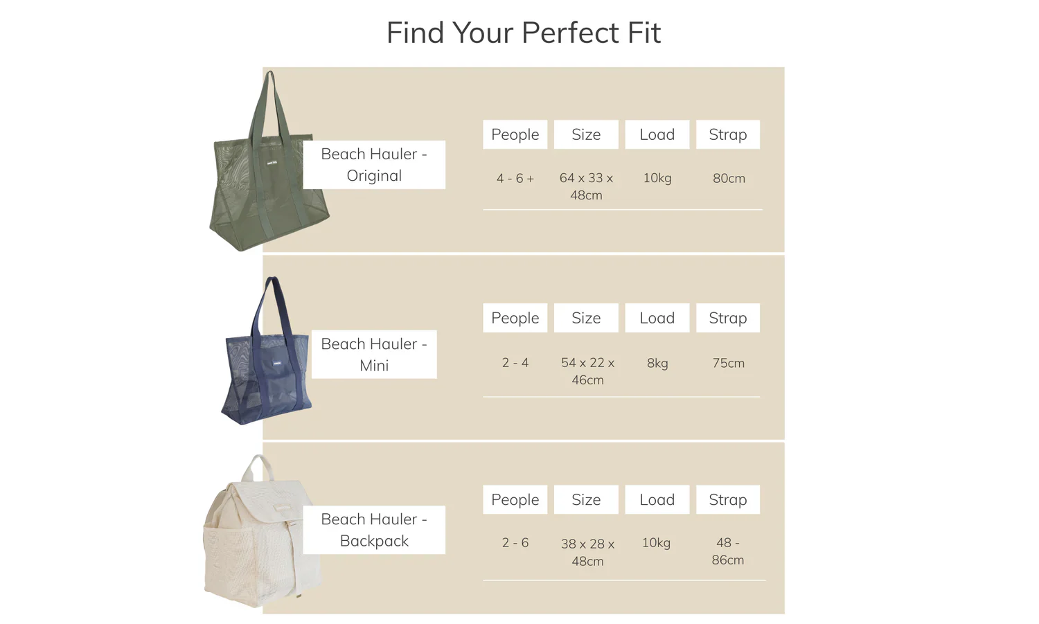 Beach Hauler - Mesh Beach Bag - Sand - Image 8