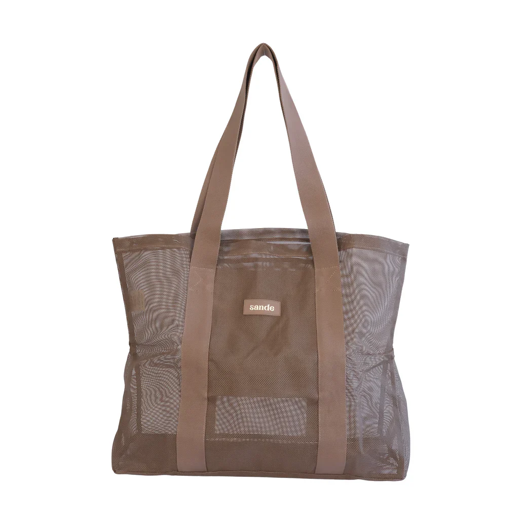 Beach Hauler - Mini Mesh Beach Bag - Espresso