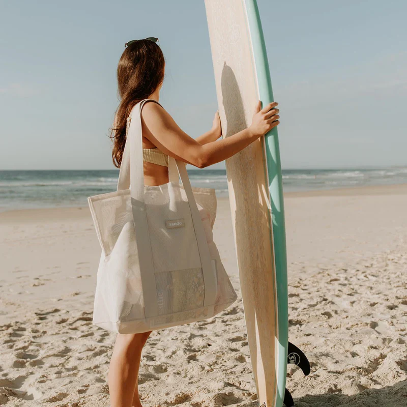 Beach Hauler - Mini Mesh Beach Bag - Sand - Image 4