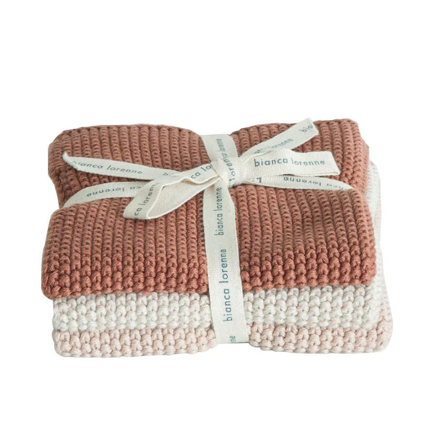 Wash Cloths - Vintage Rose
