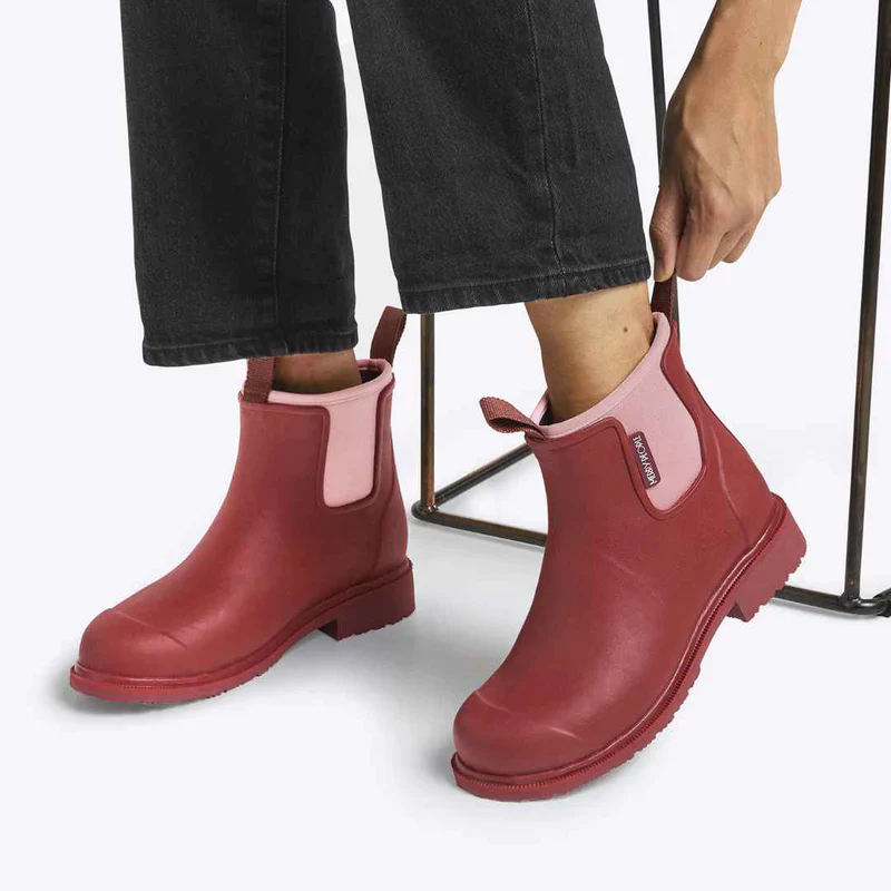 Bobbi Boot - Beetroot and Pink - Image 2