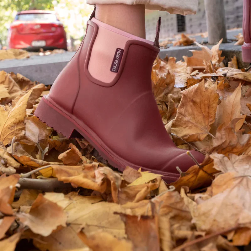 Bobbi Boot - Beetroot and Pink - Image 5