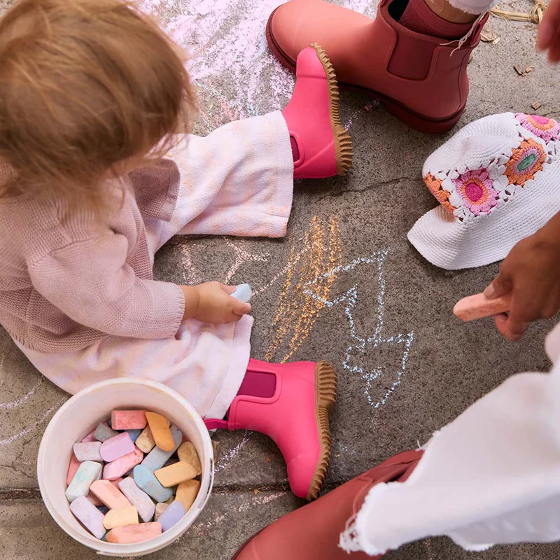 Bobbi Kids Gumboot - Fuchsia Pink - Image 5