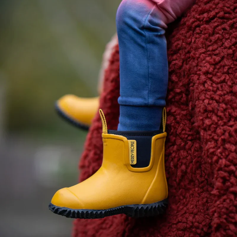 Bobbi Kids Gumboot - Mustard - Image 2
