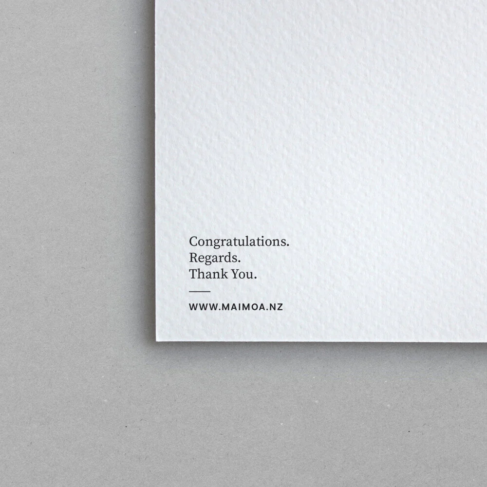 Card - Nga Mihi (Congratulations, Regards, Thank You) - Image 3