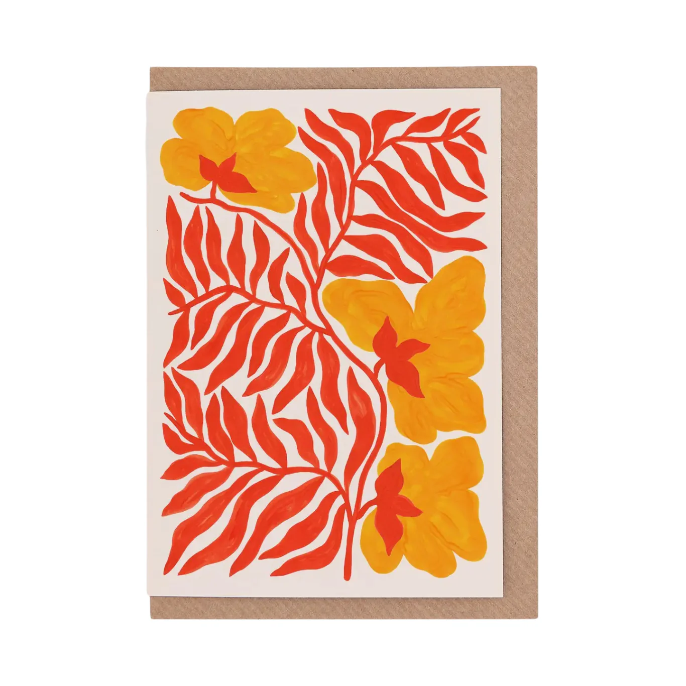 Card - Warm Flowers