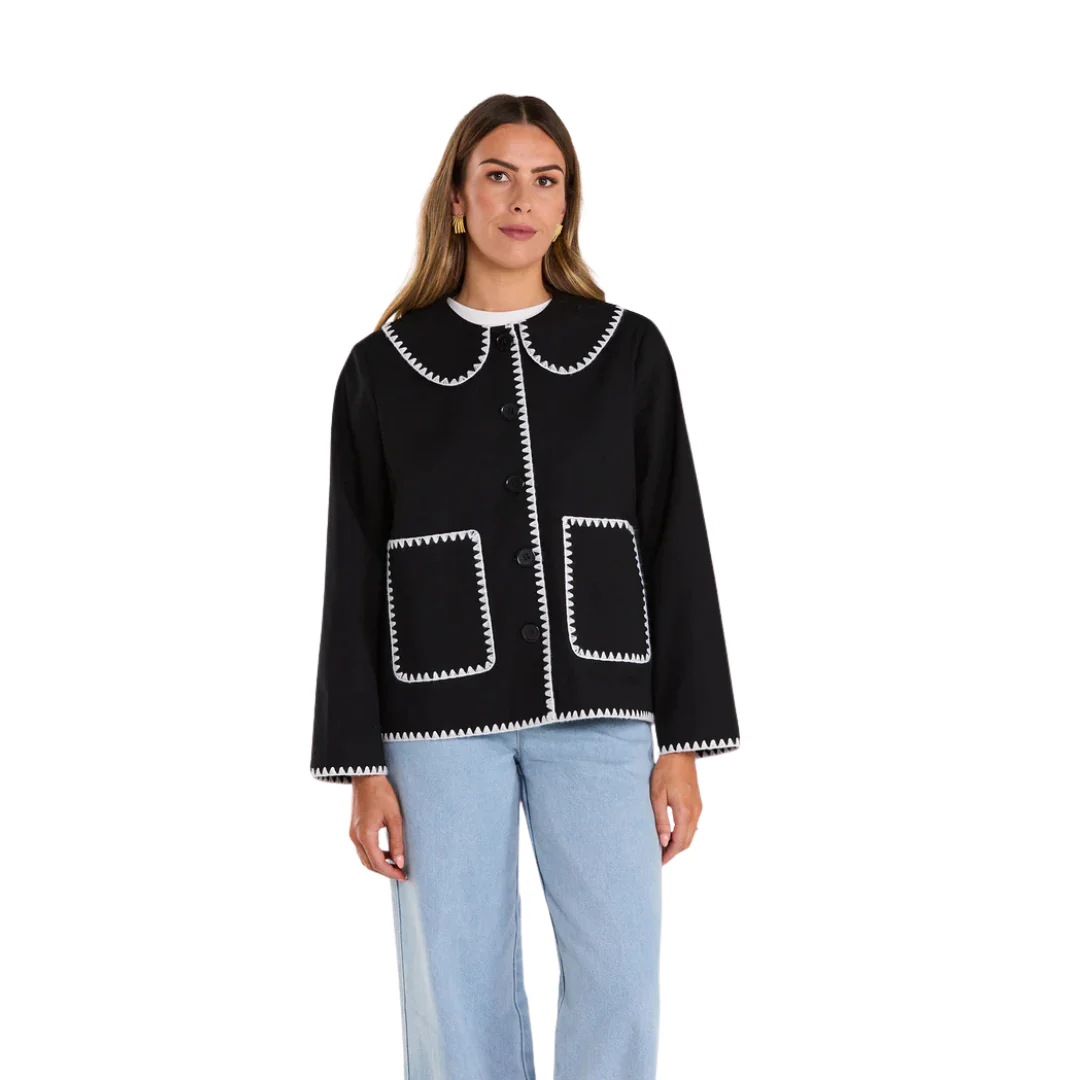 Stitchline Jacket - Black