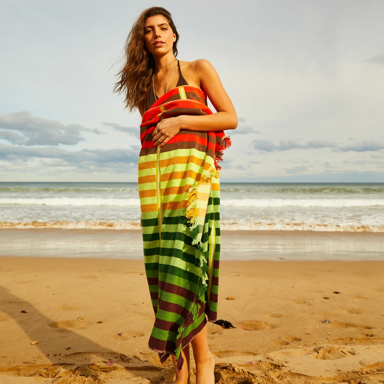 Chiara Bath Sheet - Zest - Image 7