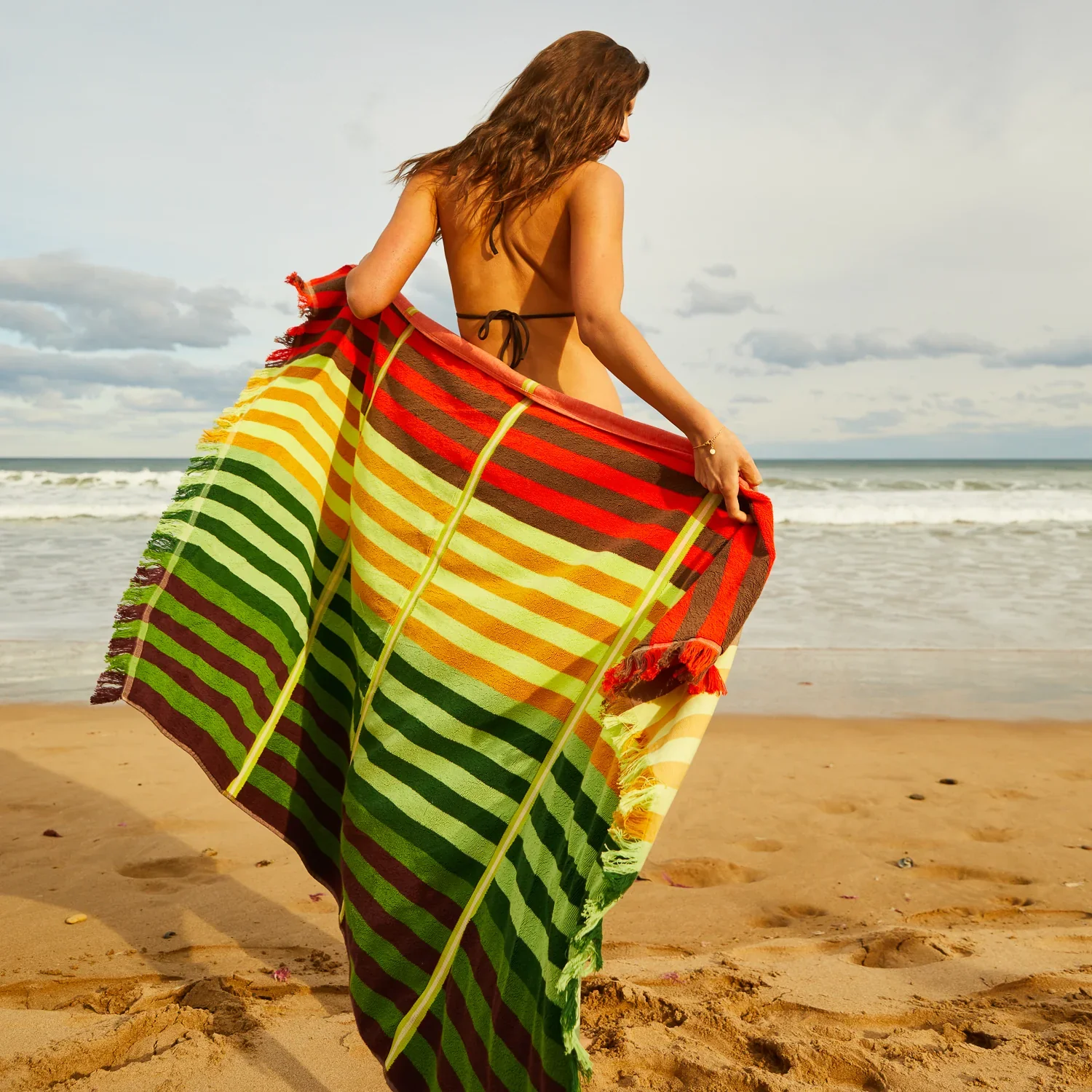 Chiara Bath Sheet - Zest - Image 8