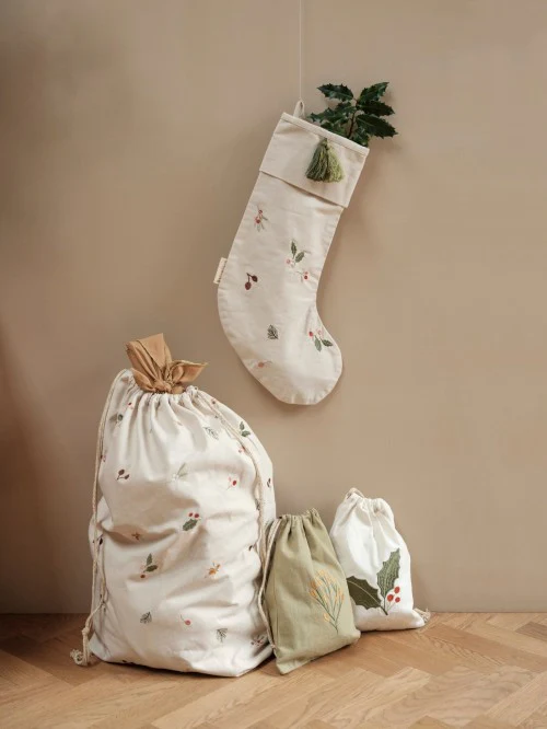 Christmas Stocking - Yule Greens - Image 2