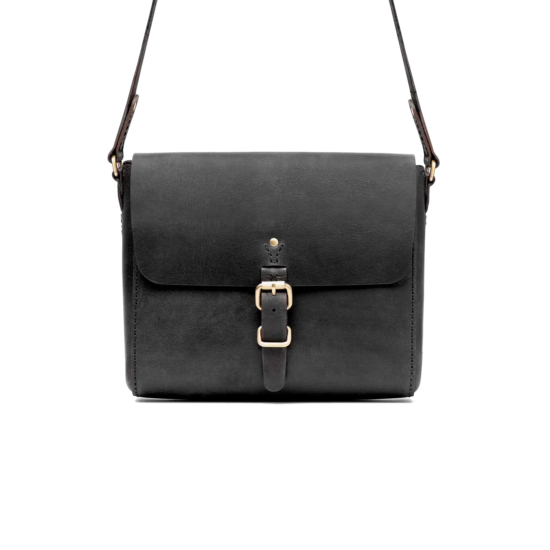 Companion Ethical Leather Satchel - Black