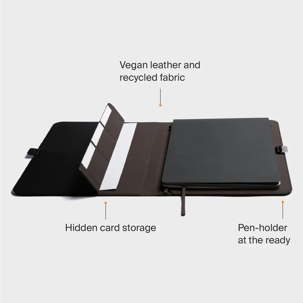 Compendium (Leather Free) A4 - Black - Image 4