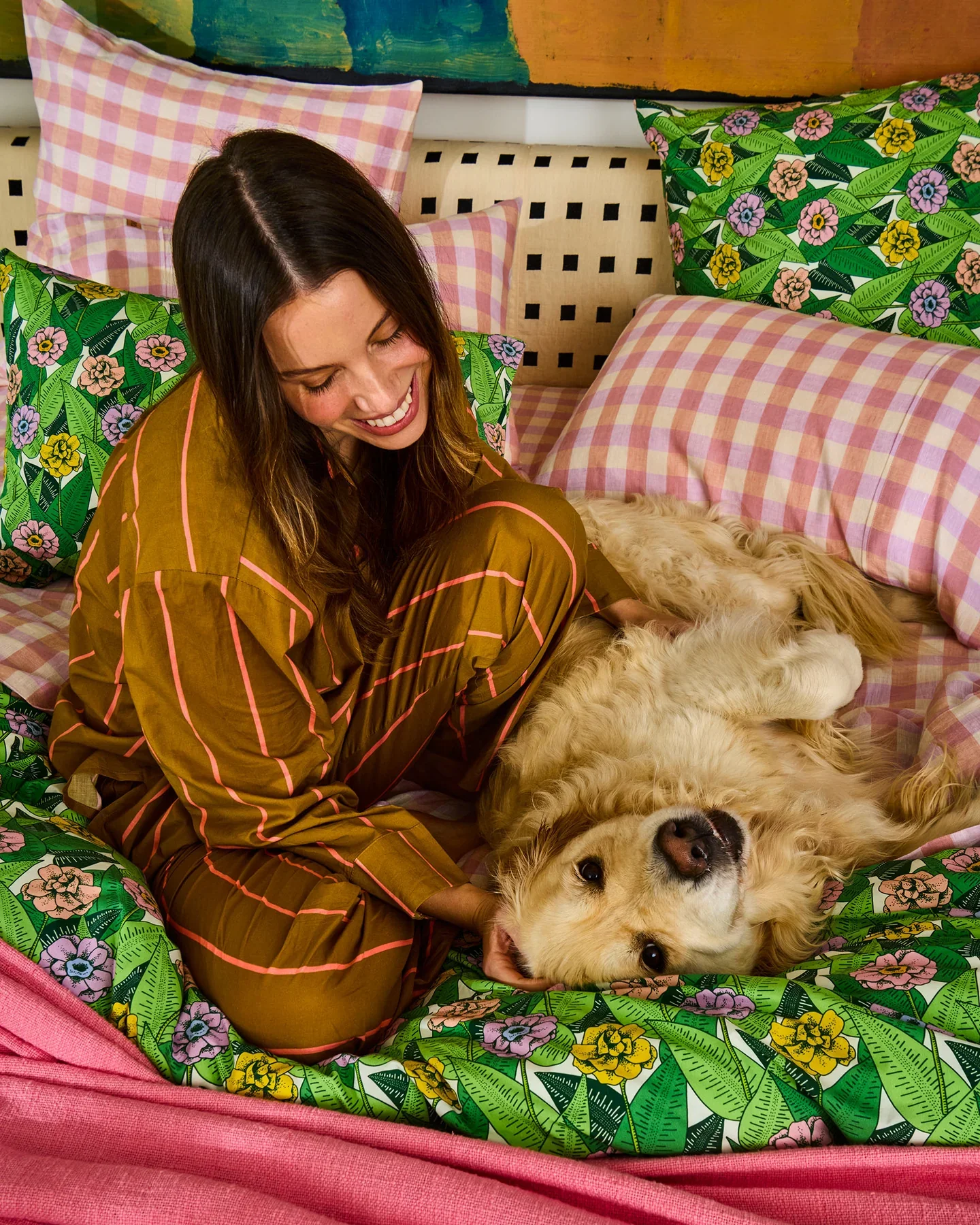 Cotton Pyjama Set - Tapenade Delight - Image 2
