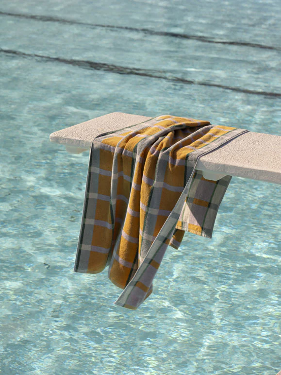 Cozumel Beach Towel - Satsuma / Multi - Image 2