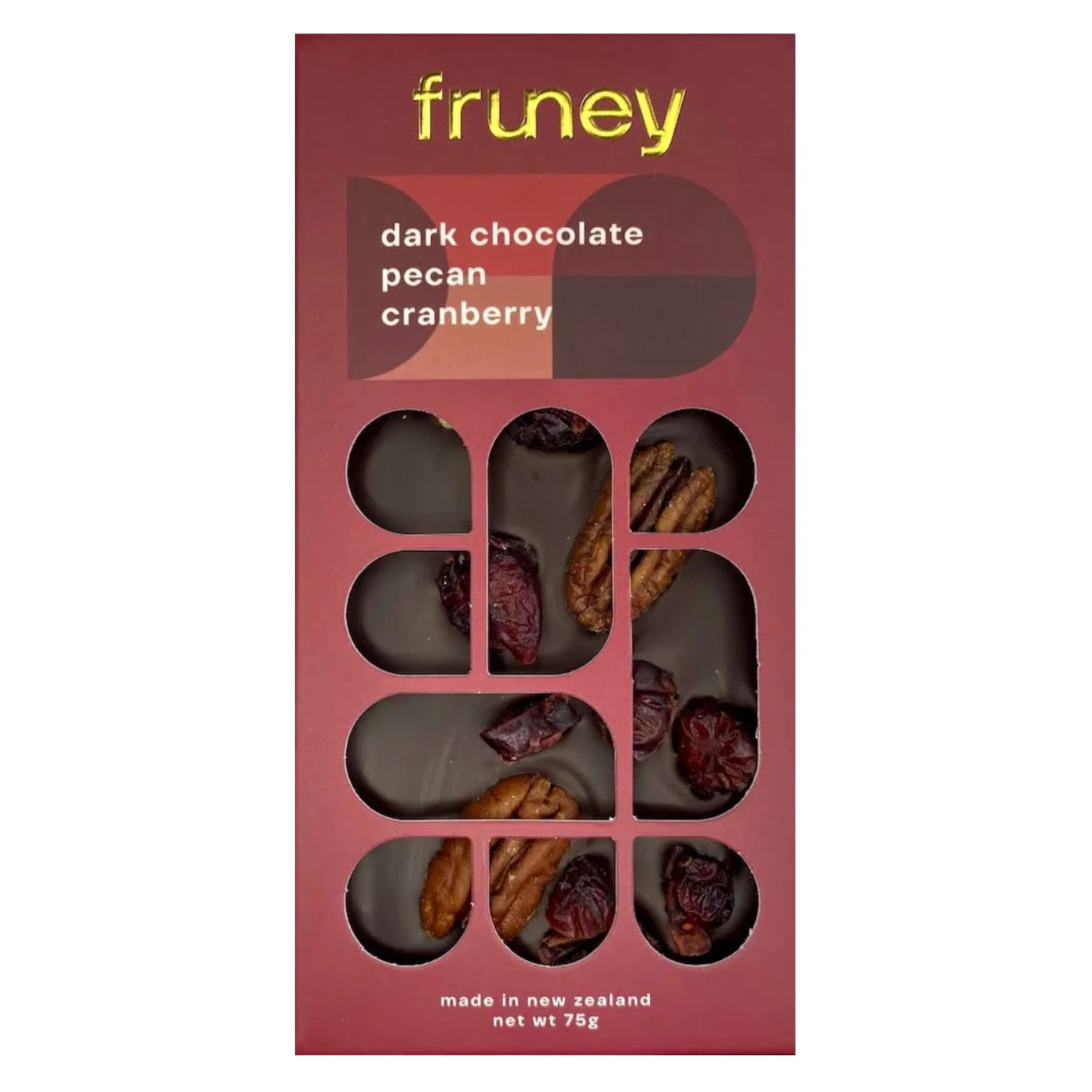 Dark Chocolate & Pecan & Cranberry Bar