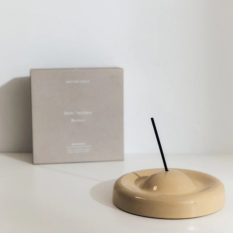 Dune Ceramic Incense Holder - Sage - Image 3