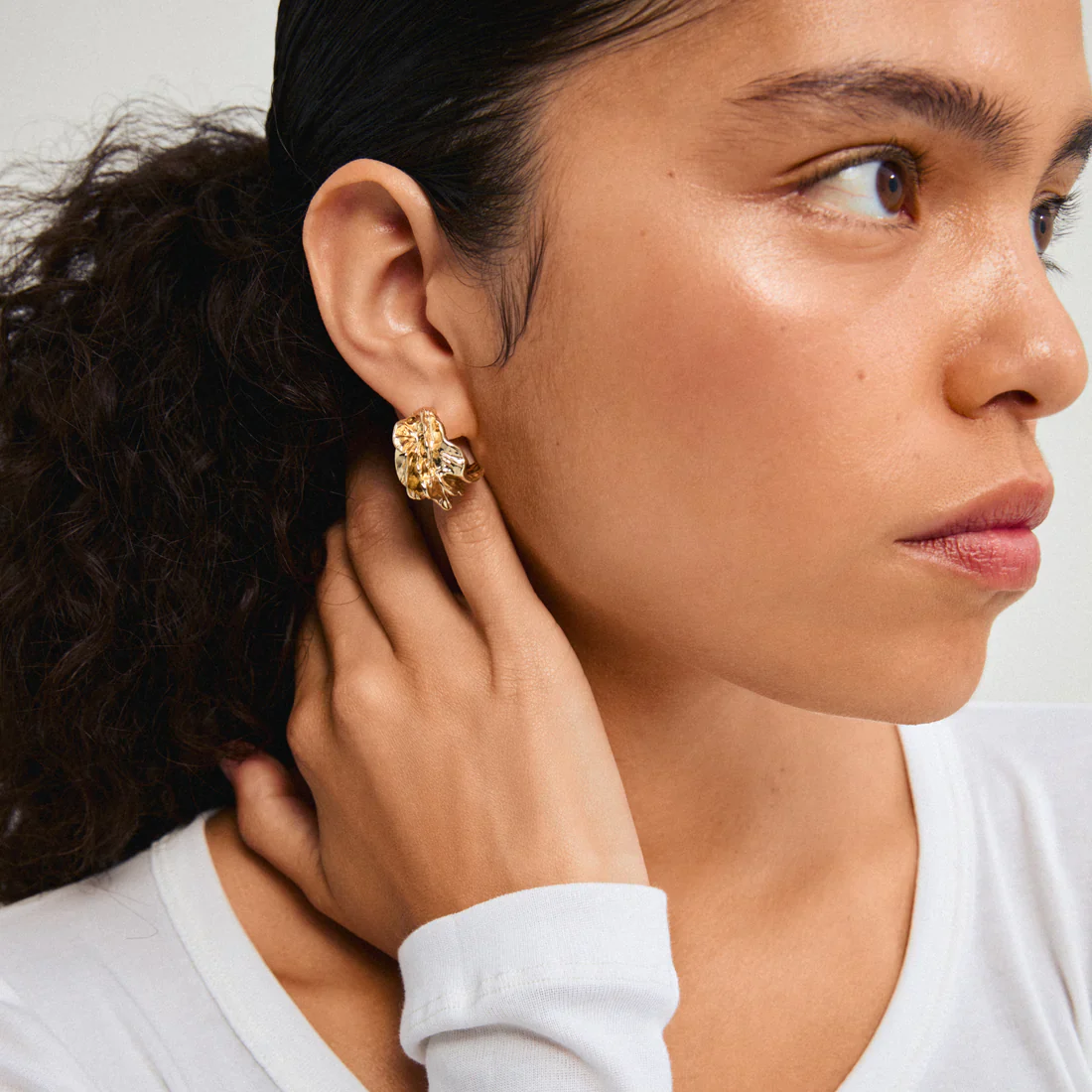 Eclipse Hoops - Gold Plated - Image 3
