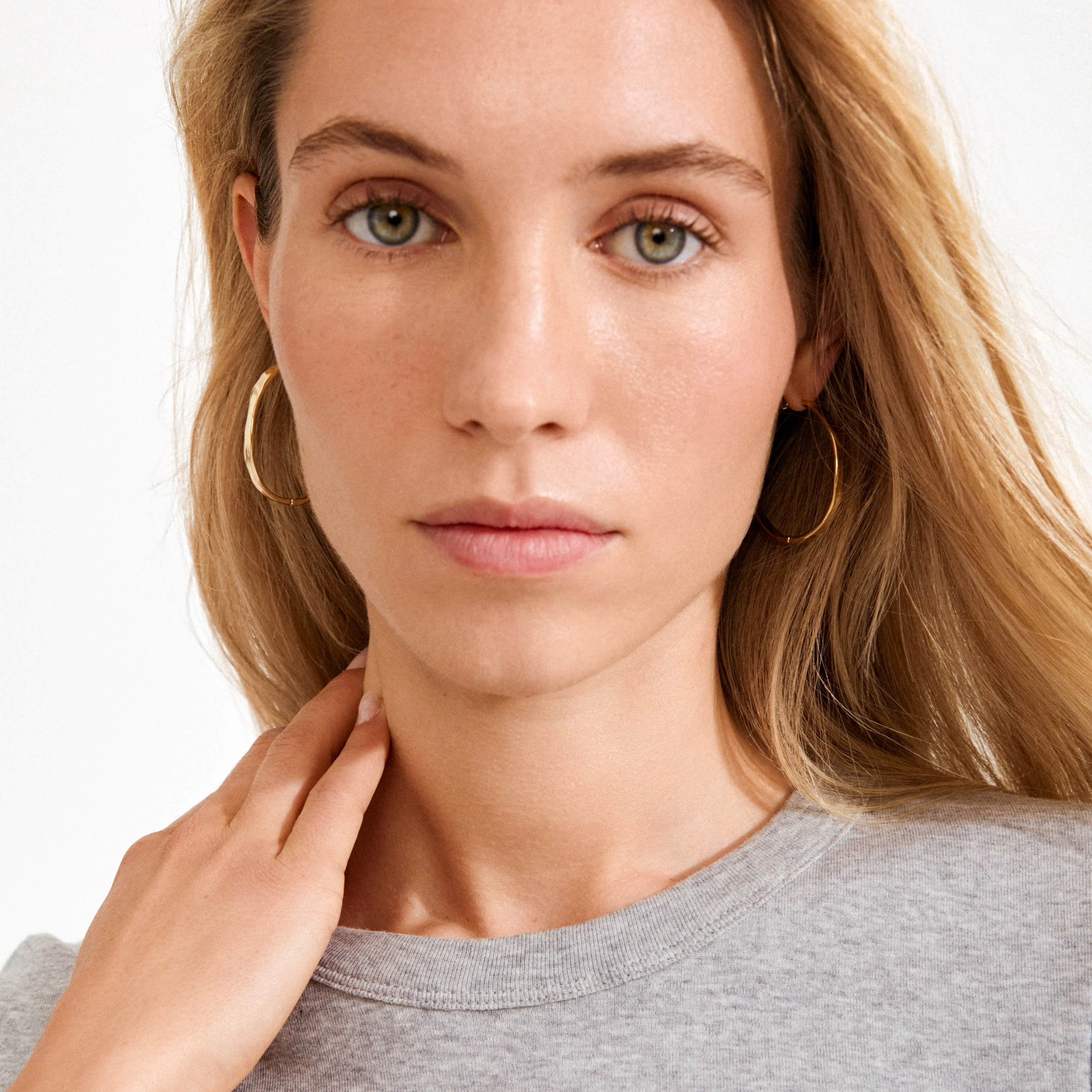 Ember Hoop Earrings - Gold Plated - Image 2