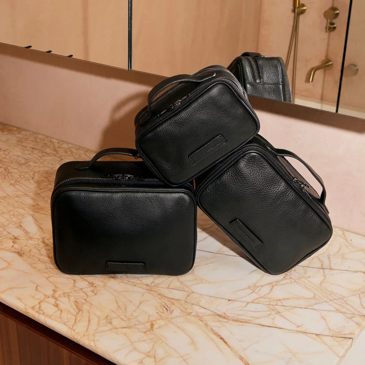 Farther Away Toiletry Bag - Black - Image 9
