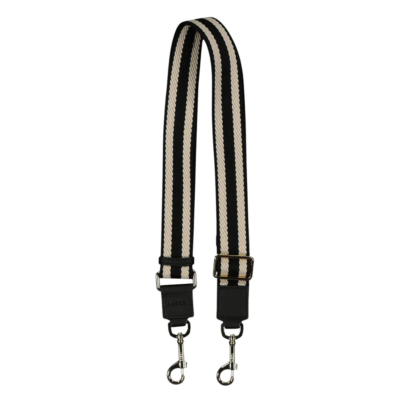 Feature Strap Webbing - Black and White