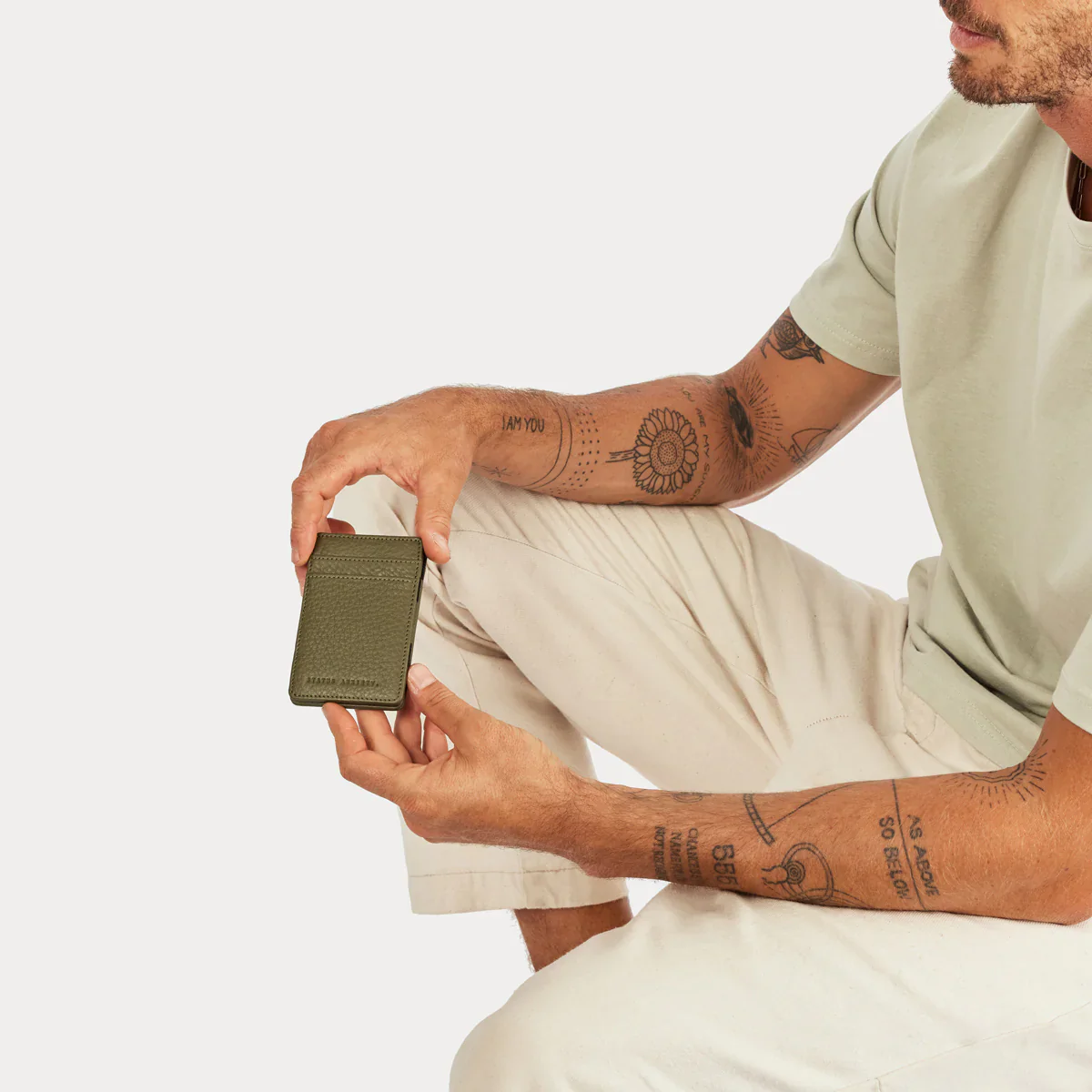 Flip Wallet - Khaki - Image 7