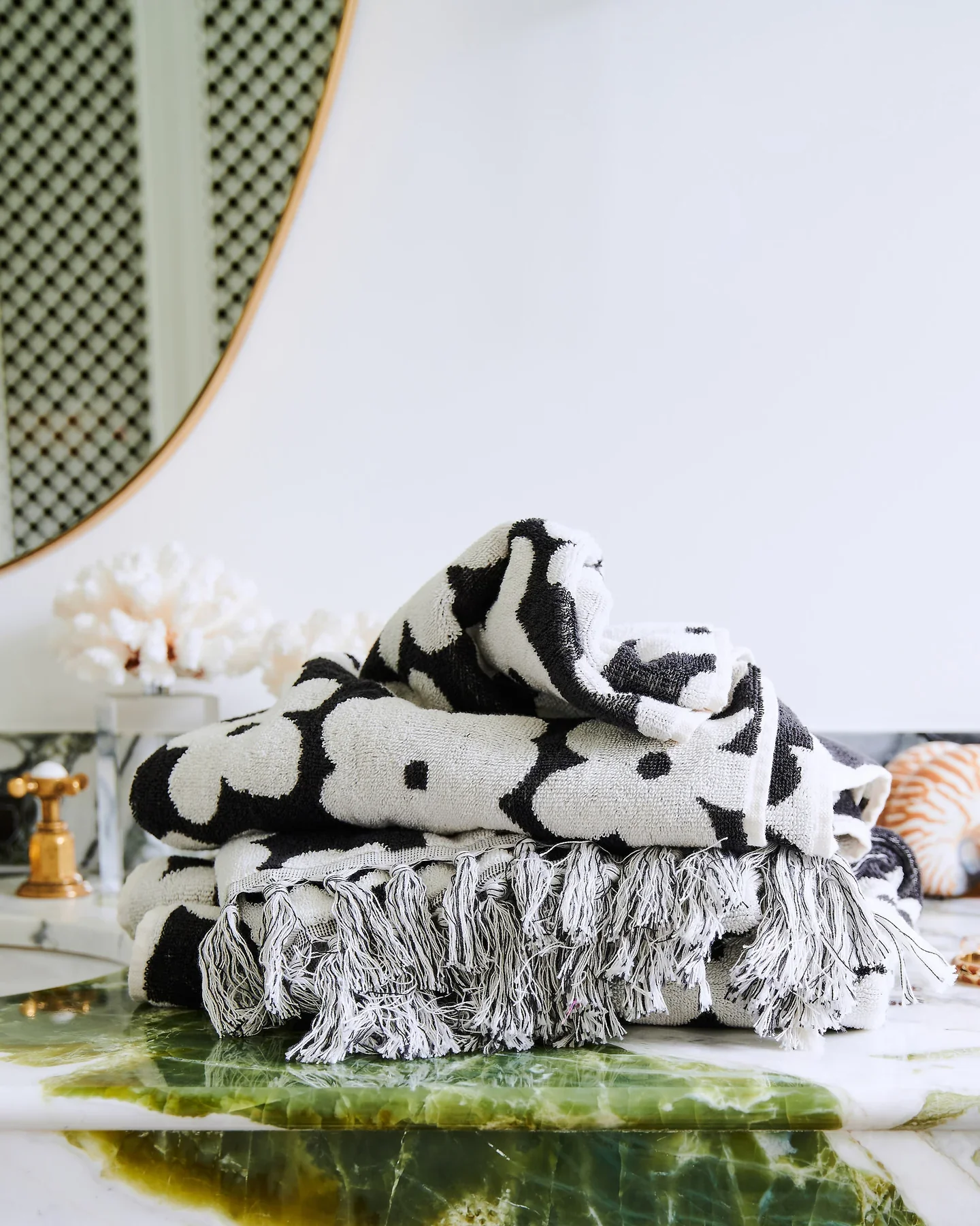 Terry Bath Towel - Flower Face - Image 5