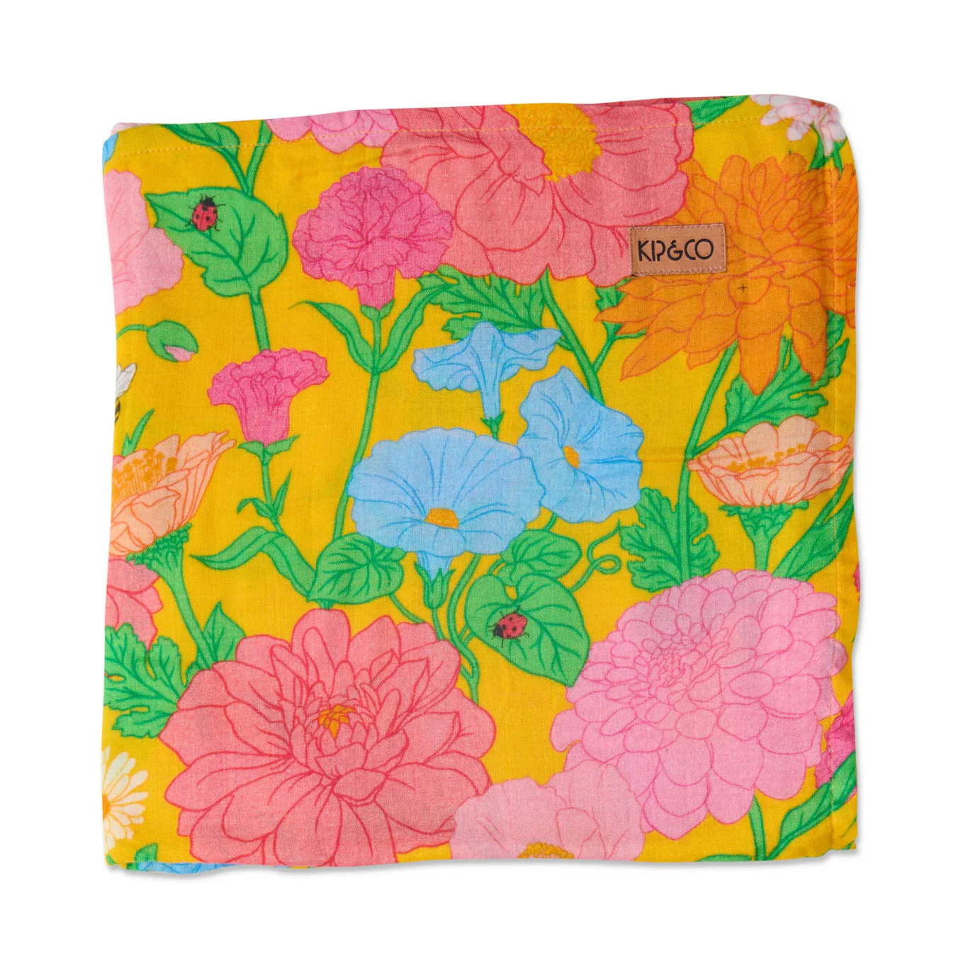 Bamboo Swaddle - Follow The Sun Yellow