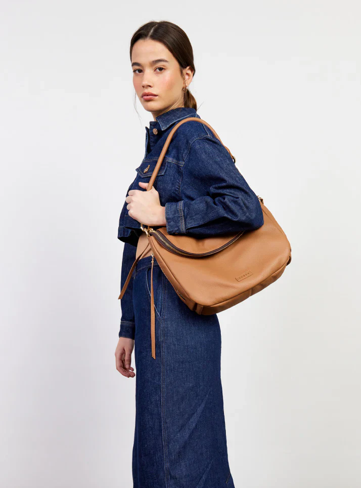 Frankie Shoulder Bag - Toffee - Image 2