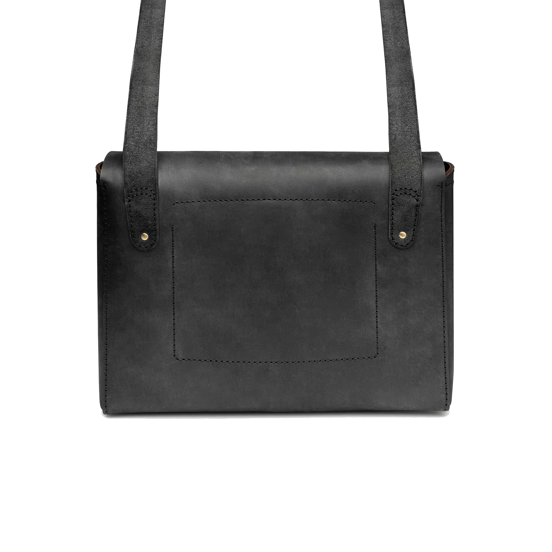 Goodstead Ethical Leather Satchel - Black - Image 4