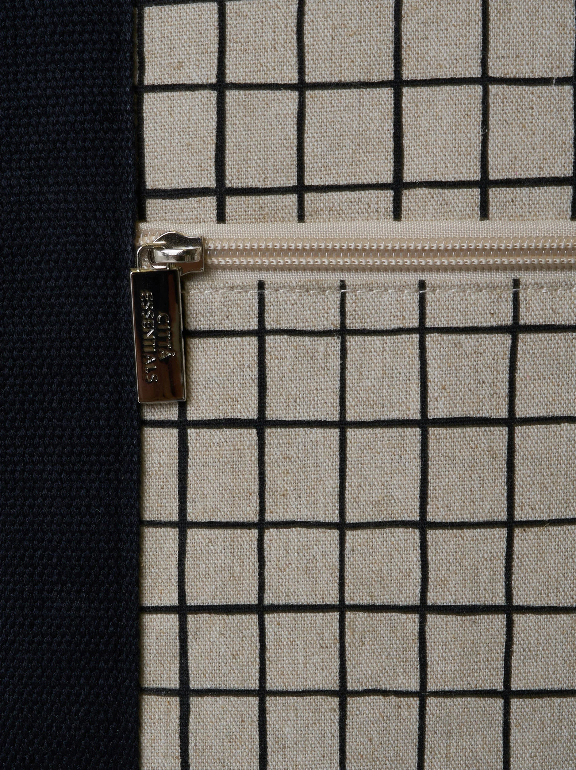 Grid Cooler Bag - Natural - Large - Image 3