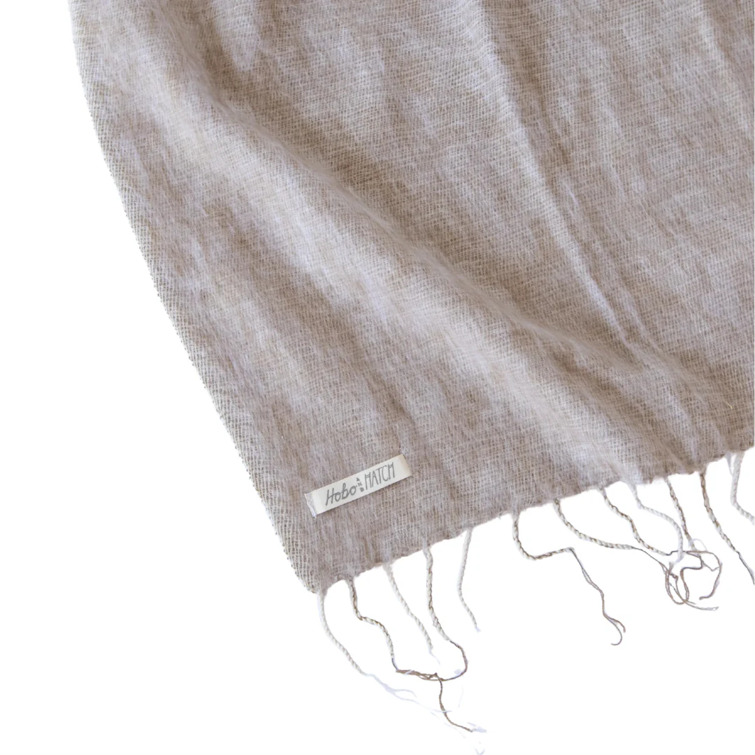 Hand Woven Scarf - Hazelnut