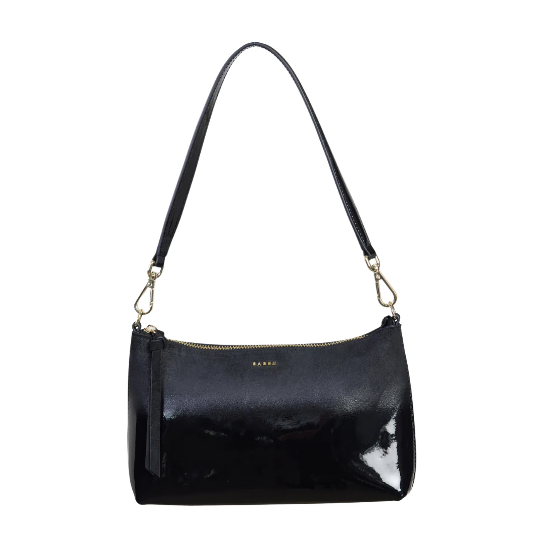 Haven Shoulder Bag - Black Dipped