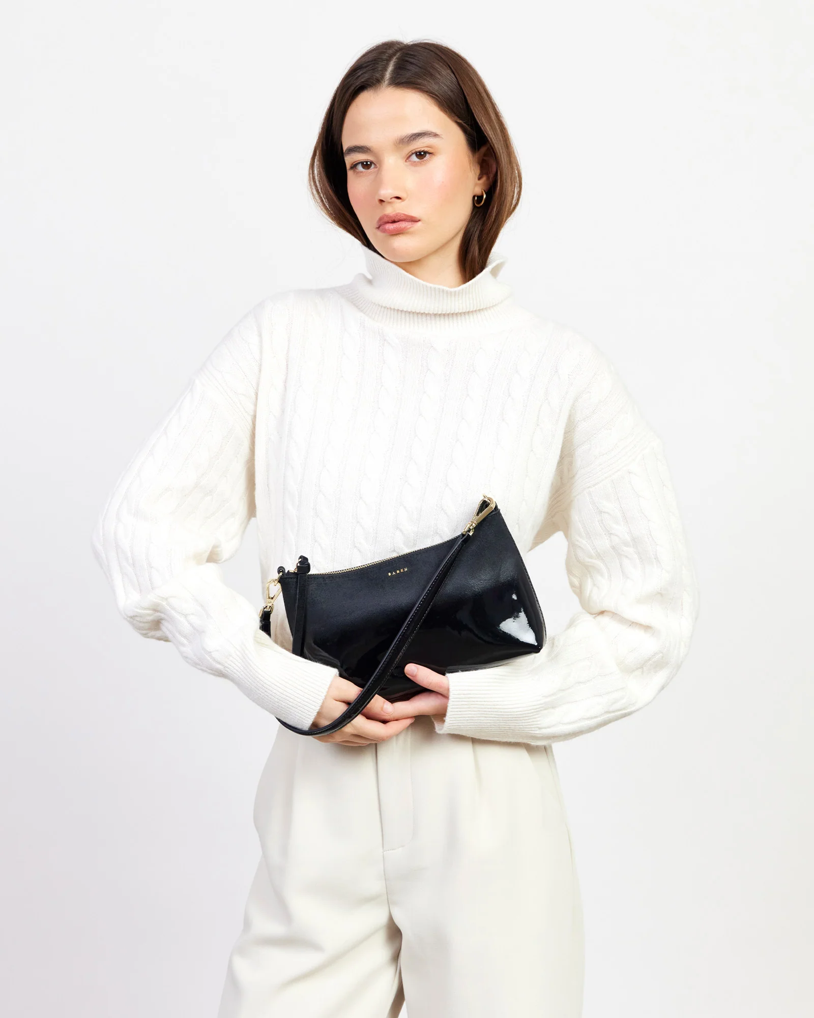 Haven Shoulder Bag - Black Dipped - Image 6