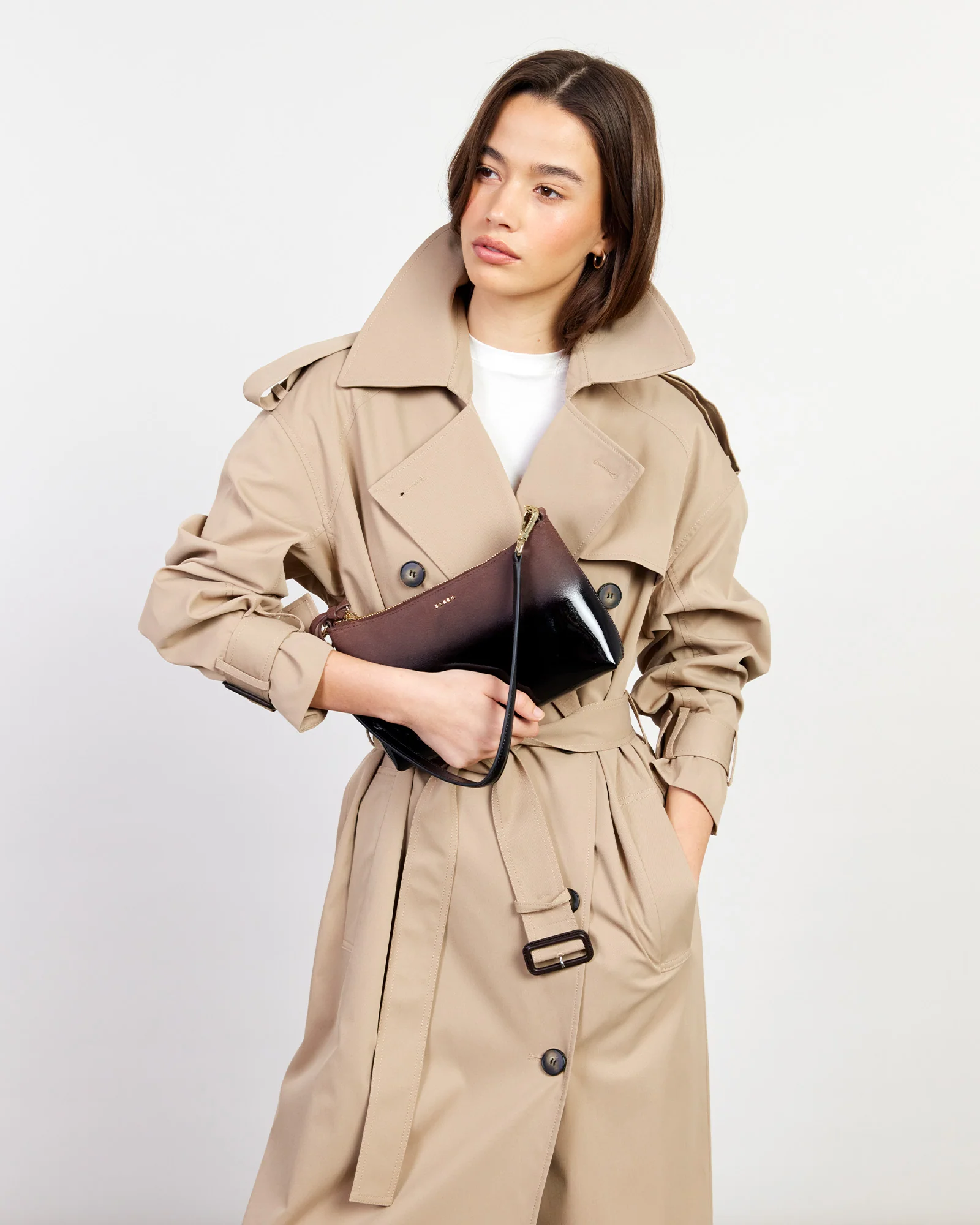 Haven Shoulder Bag - Espresso Dipped - Image 4