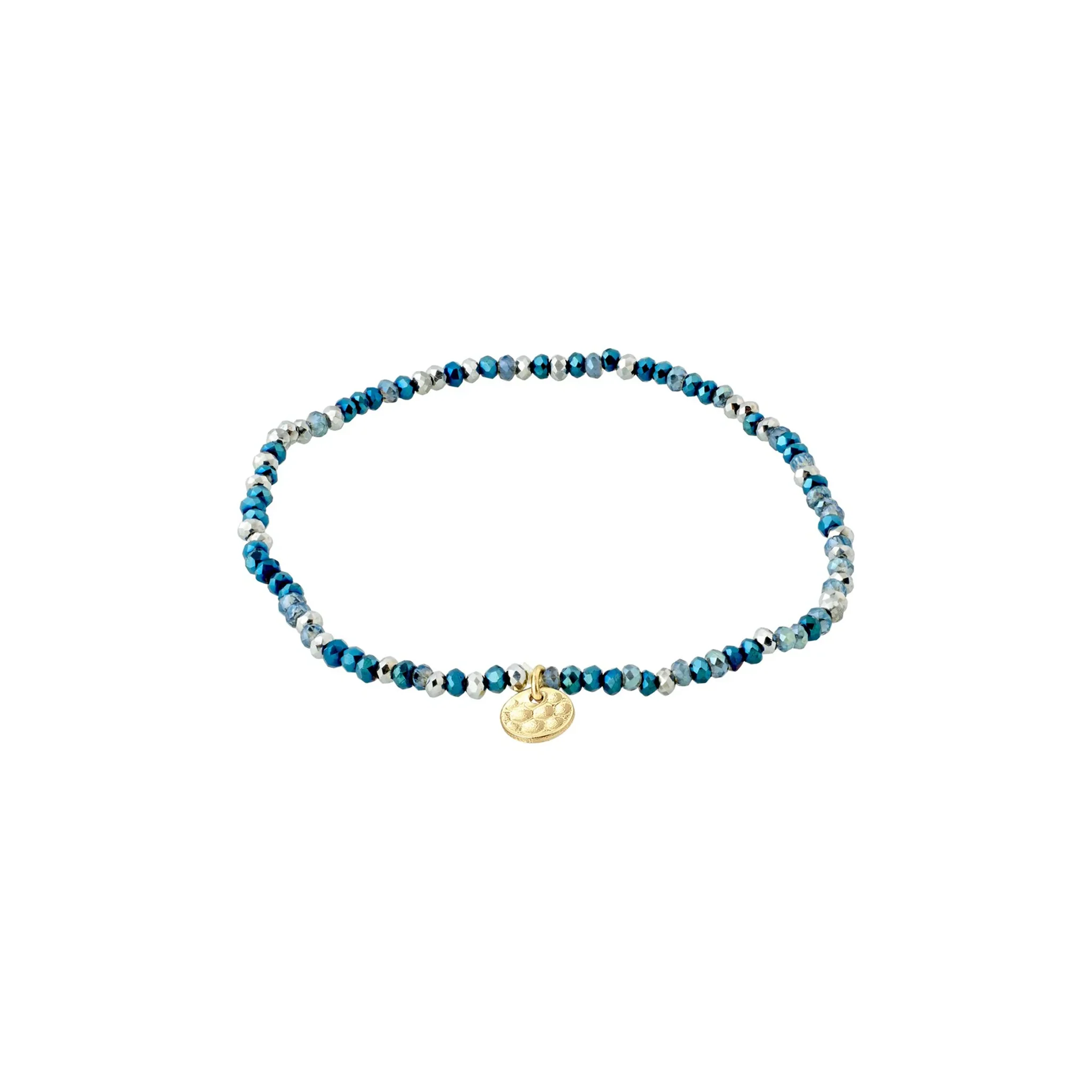 Indie Bracelet - Gold Plated - Blue