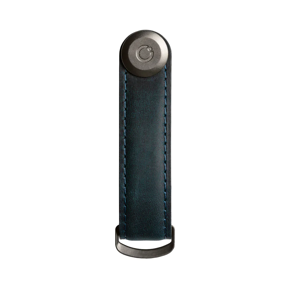 Key Organiser Crazy Horse Leather - Marine Blue - Image 2