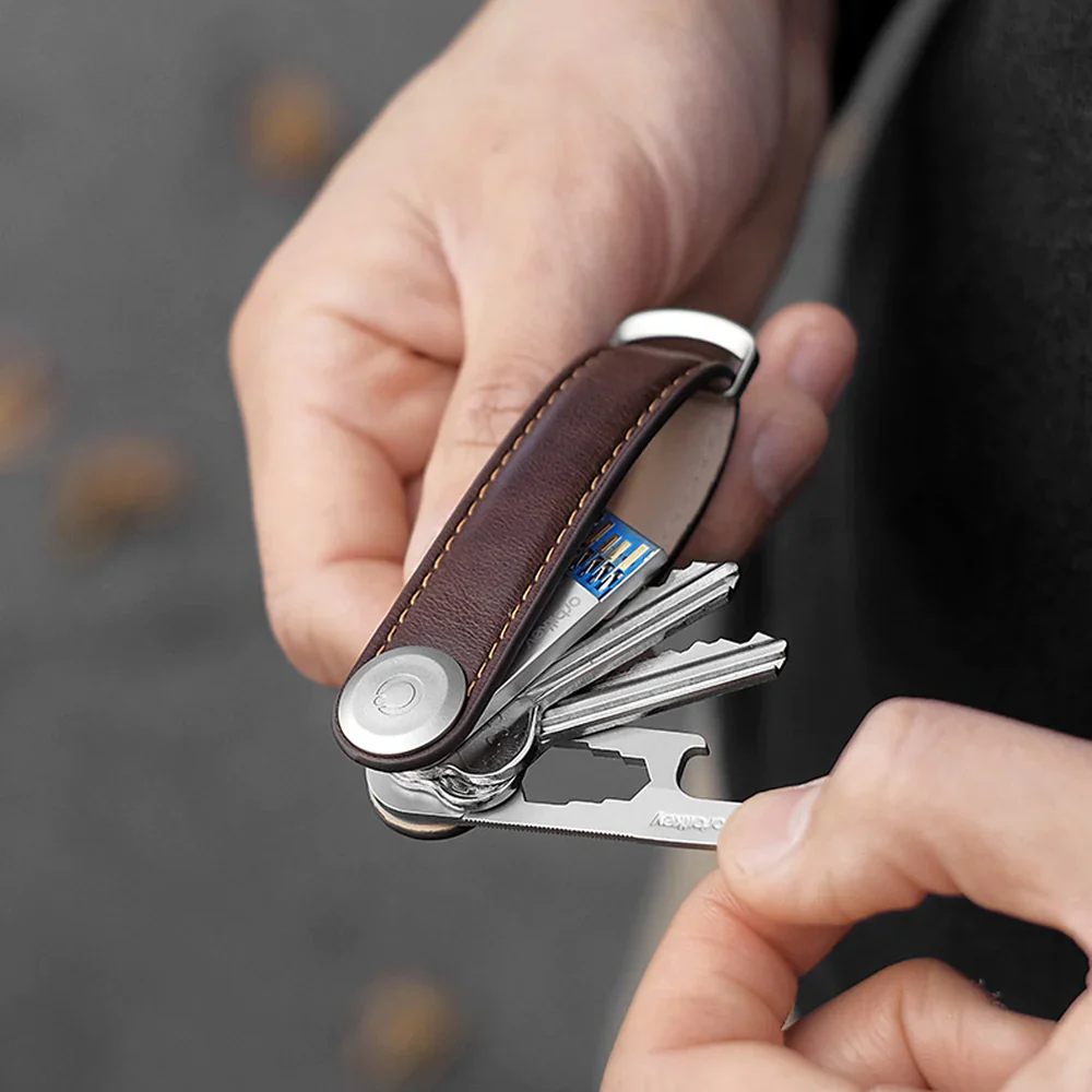 Key Organiser Leather - Espresso - Image 4