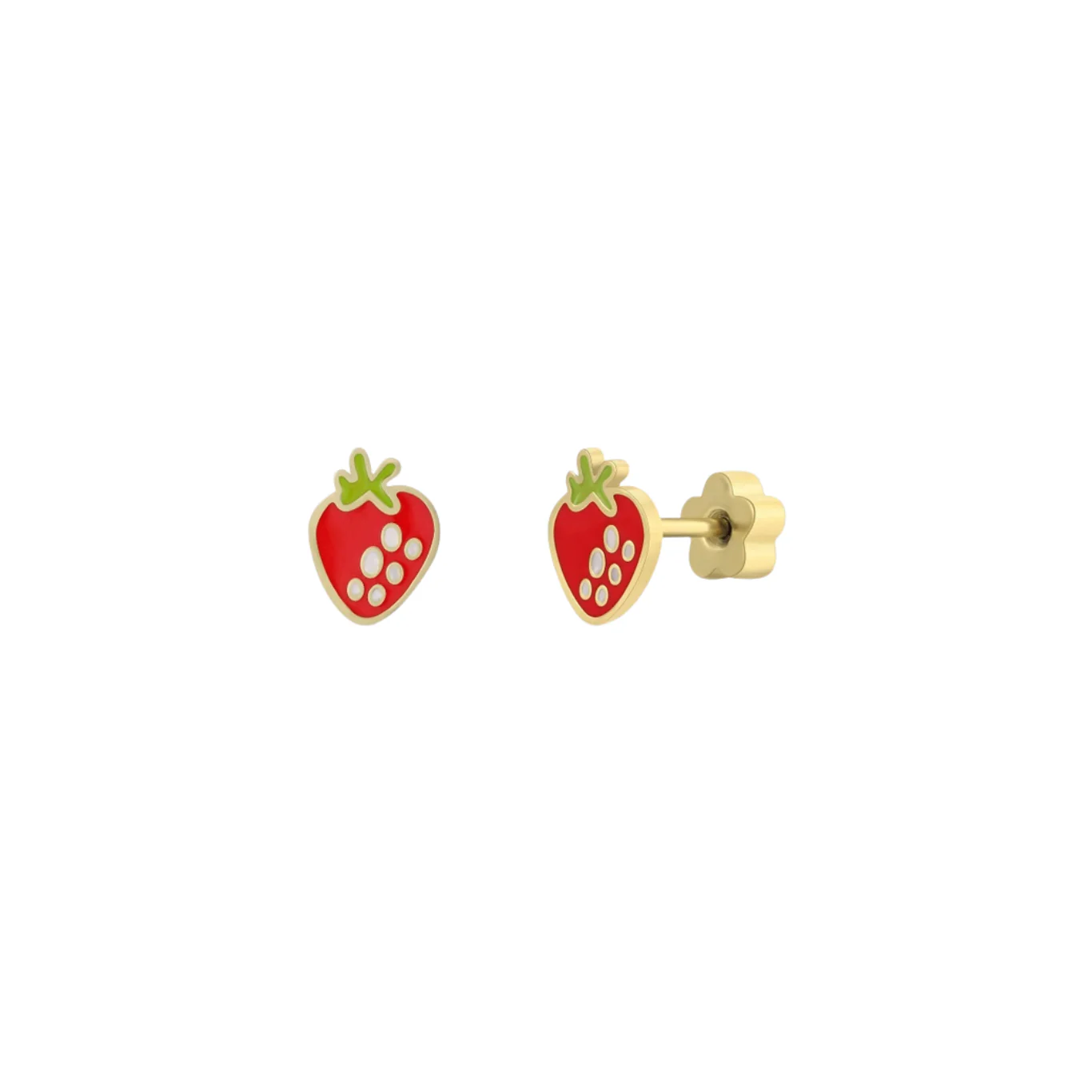 Kids Earrings - Strawberry