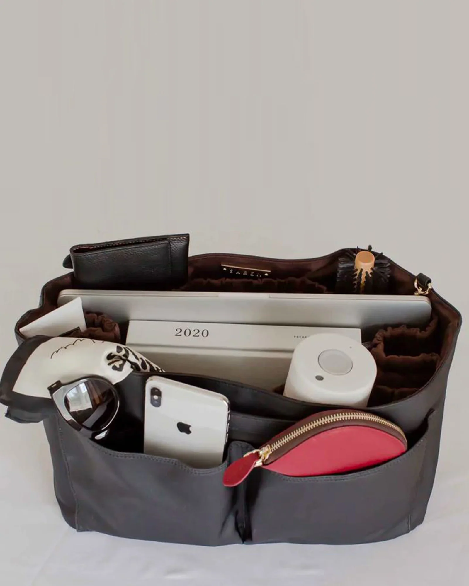 Kondo Organiser Insert - Black Recycled Nylon - Image 2